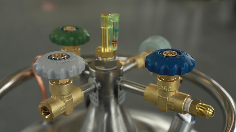 自增壓液氮罐閥門組成與功能(néng)