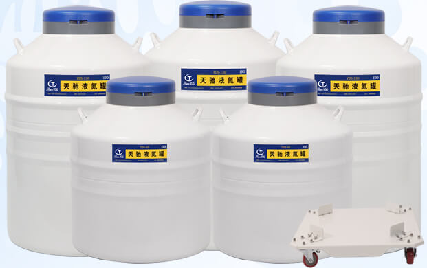 大口徑液氮生物容器都帶花盤麽？