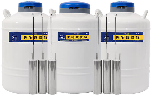 液氮（dàn）儲存罐35升可以存放牛凍精嗎？